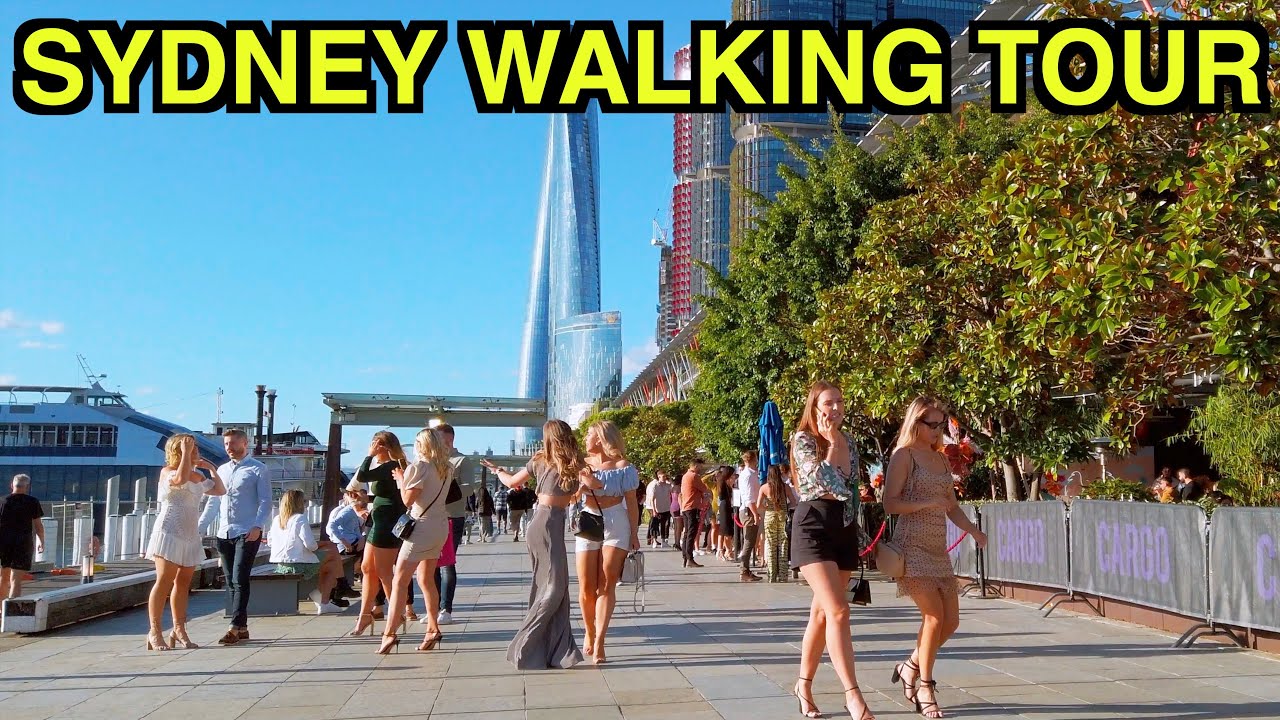🇦🇺SYDNEY FREEDOM WALK☀️ from George Steeet to Darling Harbour 😎