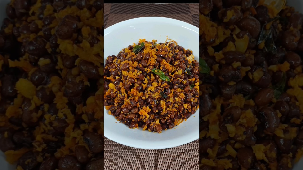 Kerala Style Vanpayar Thoran | Red Cow Peas Stir Fry | Karamani Poriyal #cooking #shortsfeed #food