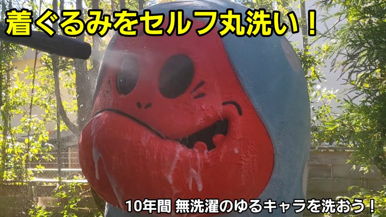 着ぐるみを中の人が丸洗いしてみた