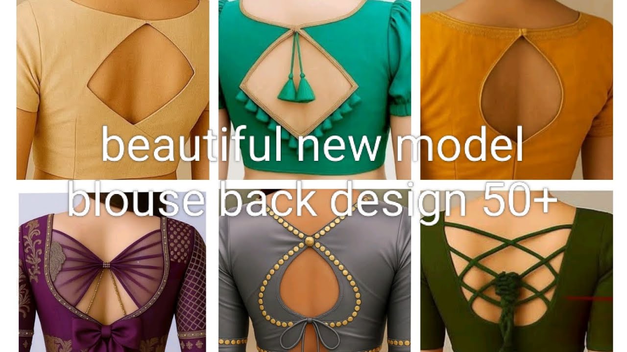 ✨ Latest Blouse Back Design Ideas | Stylish & Trendy Blouse Designs 2025