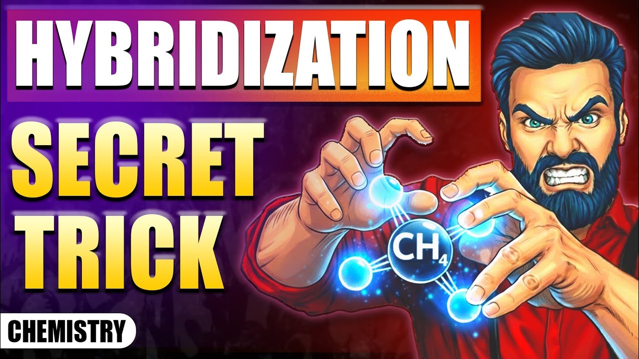 Прекратите запоминать гибридизацию | Вся информация о гибридизации всего за 10 секунд.