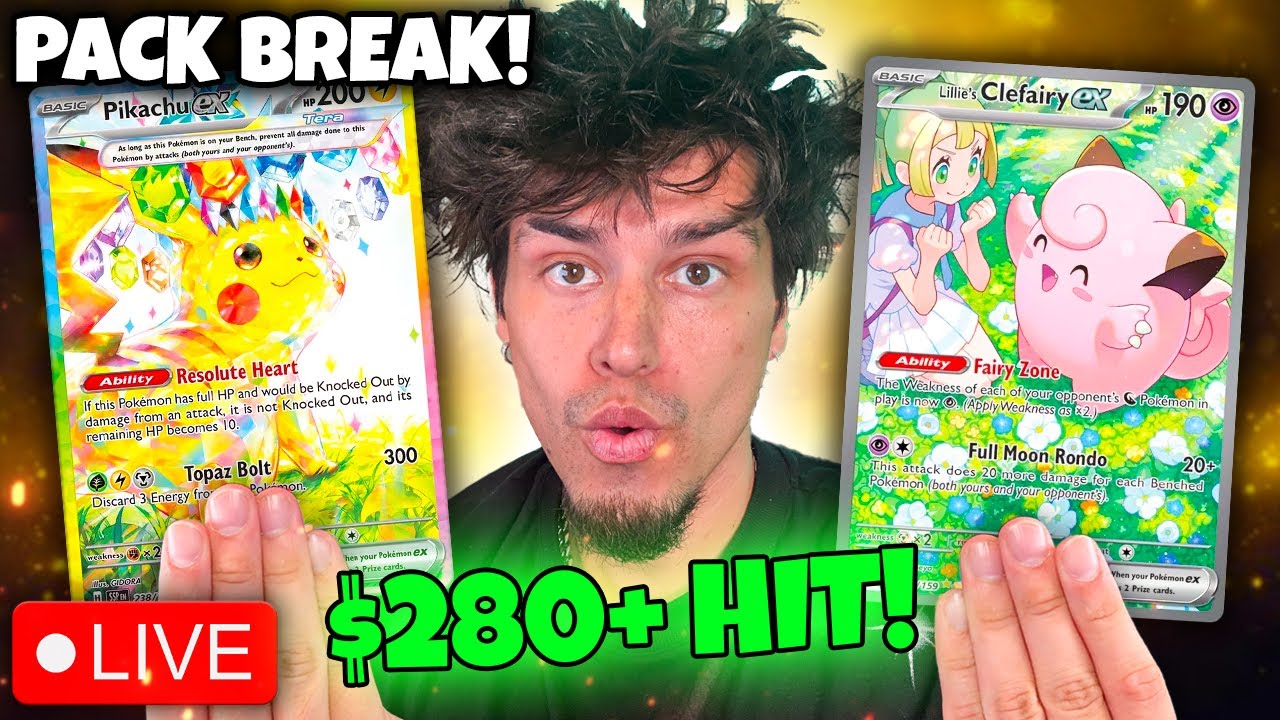 LIVE: $280+ Pull in Pok&eacute;mon Surging Sparks?!