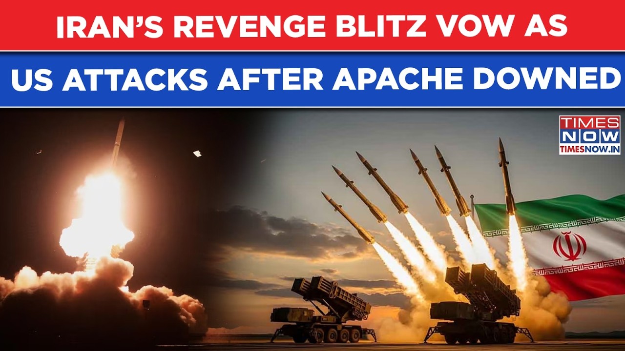 Iran US Full Scale War: IRGC Vows BIG REVENGE As US Attacks After Apache Shot Down Near Hormuz