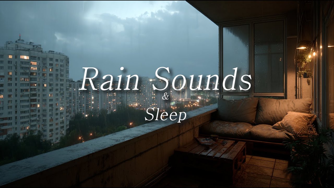 마음이 쉬는 밤🌙, 잔잔한 빗소리와 함께🌧 | A Soothing Night with Rain | Asmr_InsomRain🎧