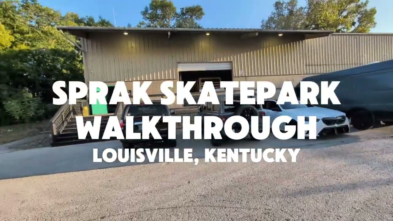 Sprak Skatepark Walkthrough in Louisville, Kentucky
