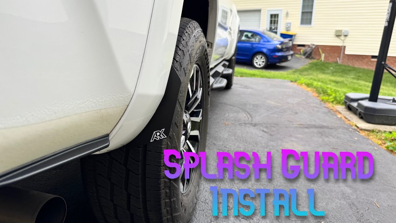 Mud flap (mini) install Toyota Tacoma