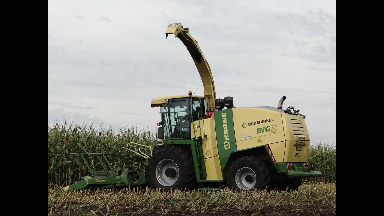 Krone BigX 700/maishakselen/harvesting maize/2013/germany/Oudehinkel Emlichheim/D