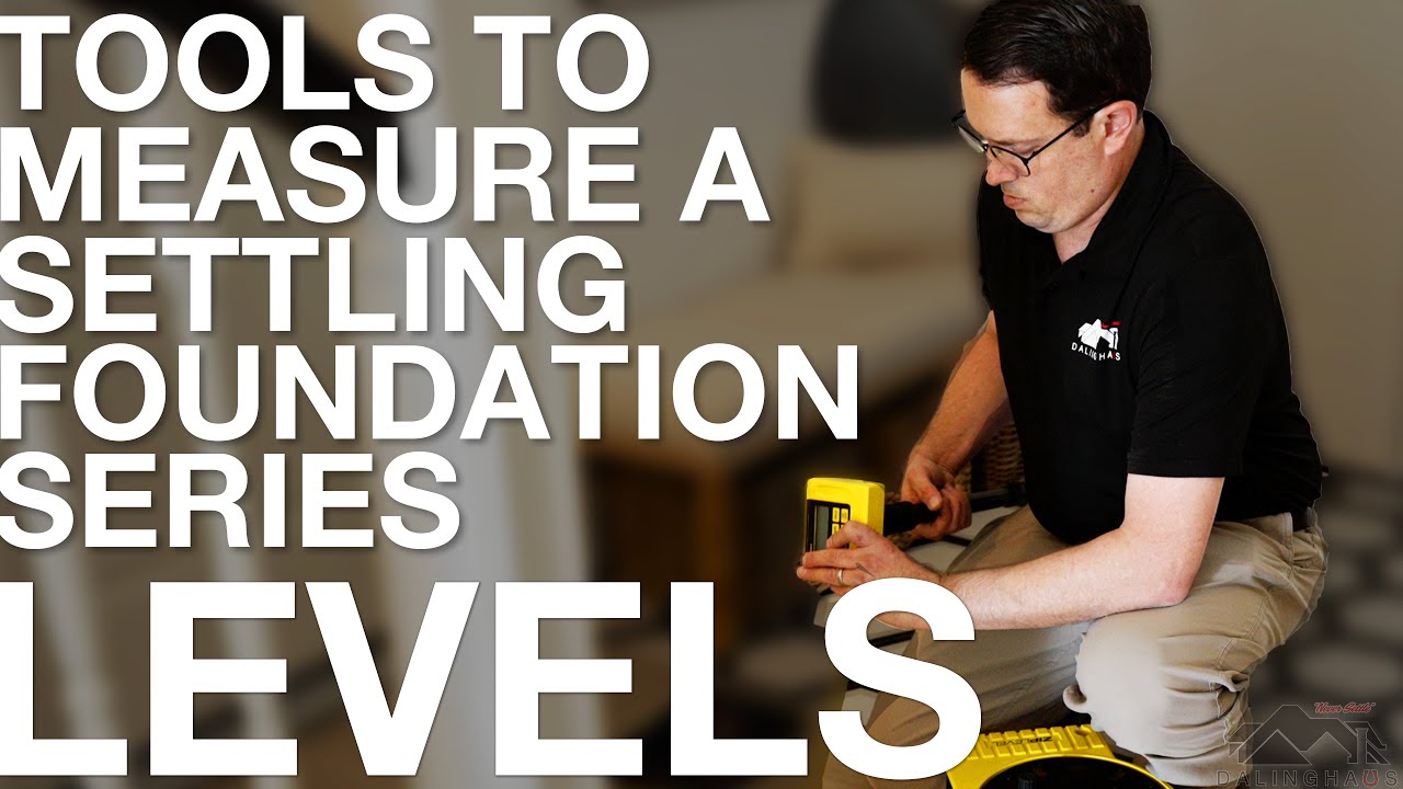 Tools Used To Measure Settling in Foundation Repair || Altimeter versus Laser Level