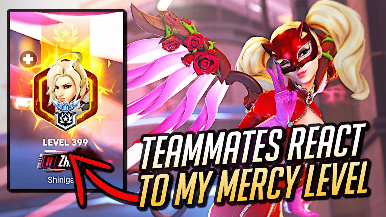 Teammates React To My Mercy Level ❤️ - Overwatch 2