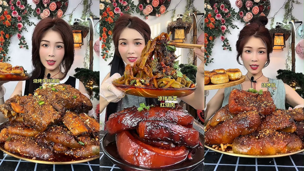 【ASMR】【MUKBANG】DELICIOUS DINING PROGRAM | HOMEMADE CHINESE FOOD | 食べる | 吃播 
