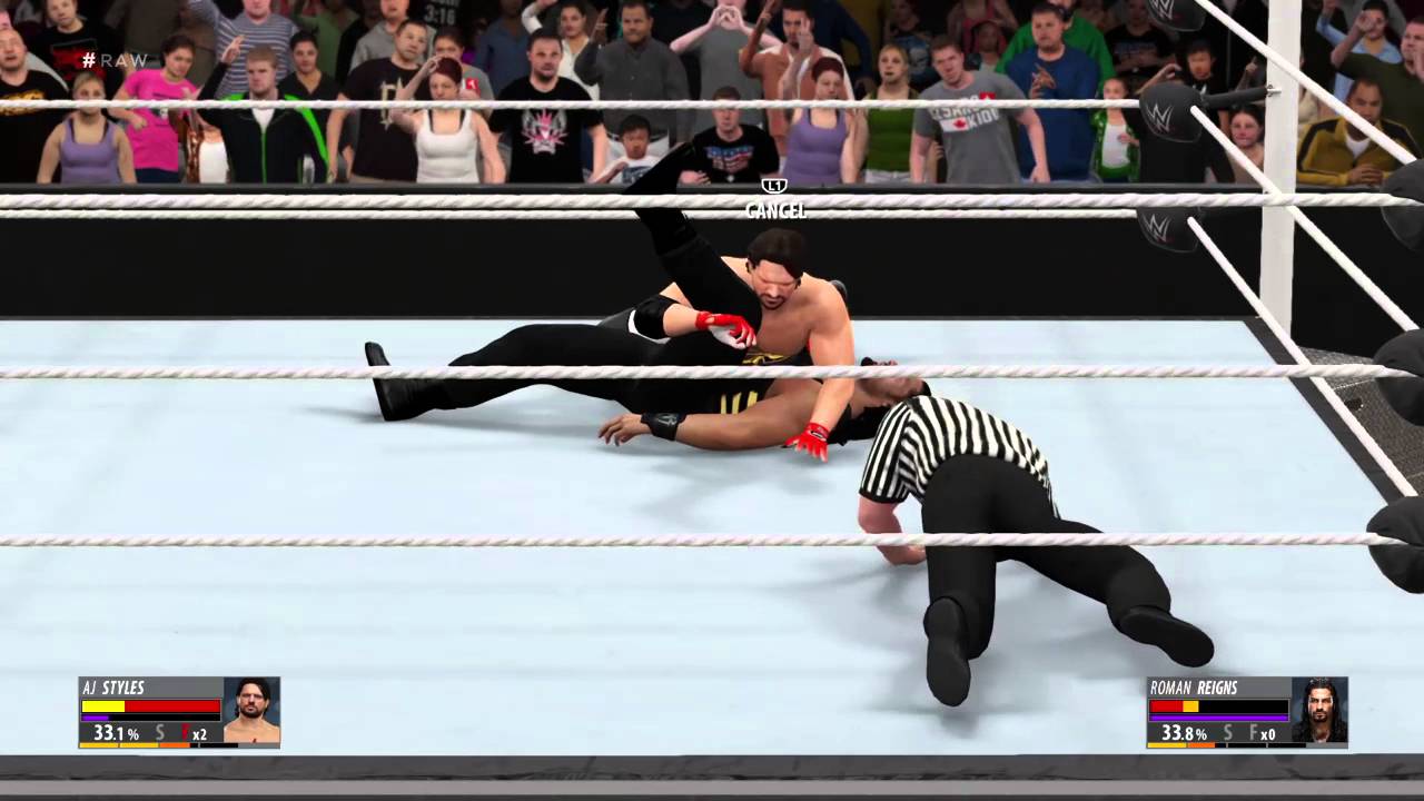 Phenomenal forearm by Aj Styles WWE 2k16