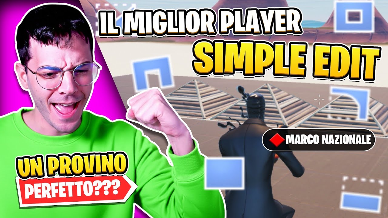 PROVINO al *MIGLIOR PLAYER* con il SIMPLE EDIT?! su FORTNITE
