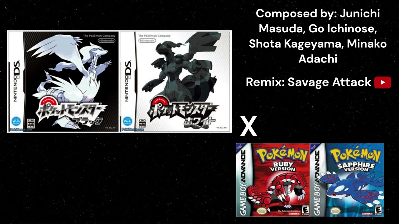 Pokémon Black & White - Trainer Battle (Pokémon Ruby & Sapphire Sound Font)