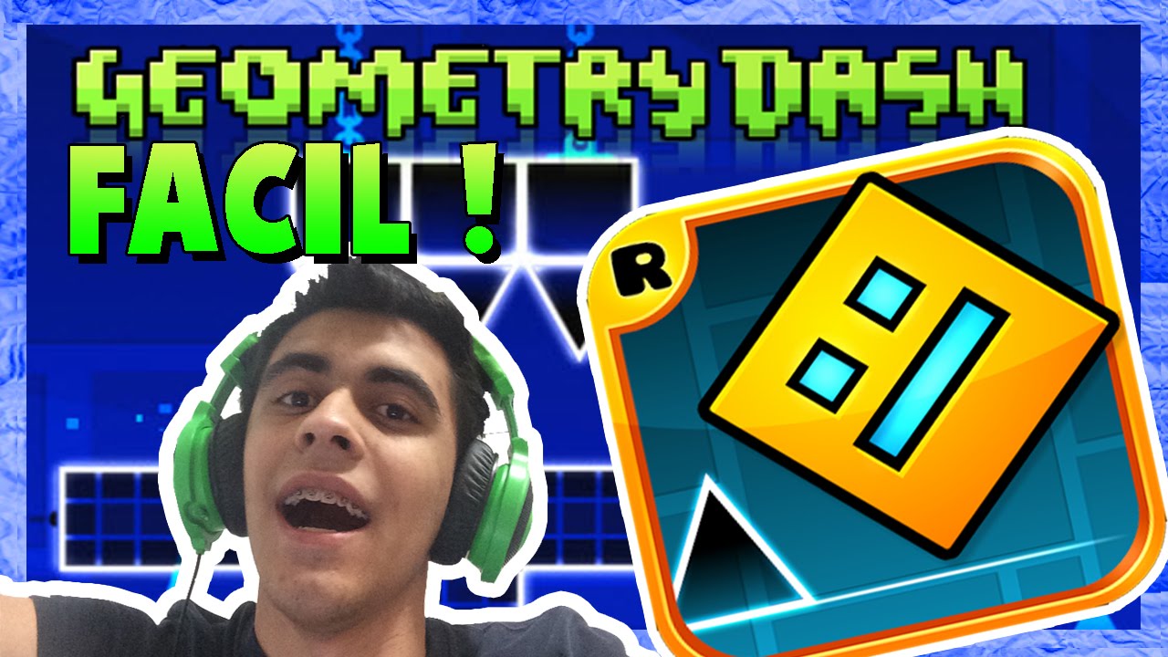 DEI RAGE NAS PRIMEIRAS FASES ! - GEOMETRY DASH NO CANAL !