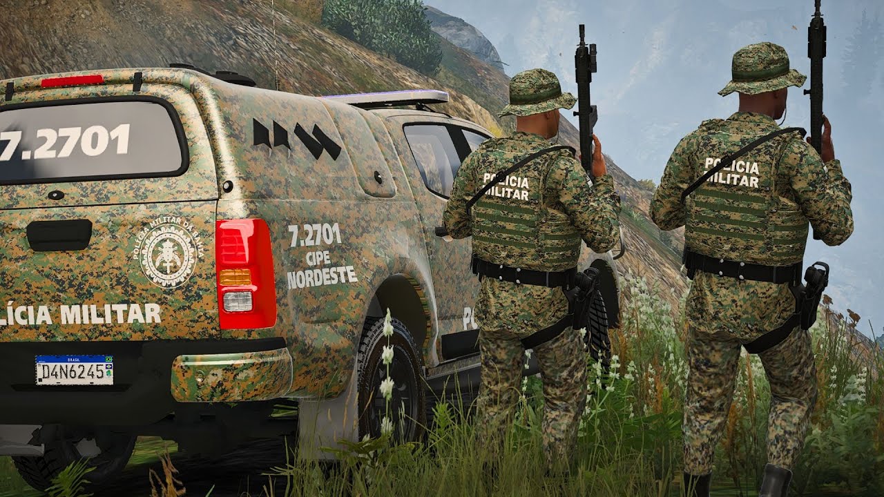 CIPE NORDESTE VAI EM BUSCA DE INDIVÍDUOS 4RM4DOS NO INTERIOR - POLICIA NO GTA 5