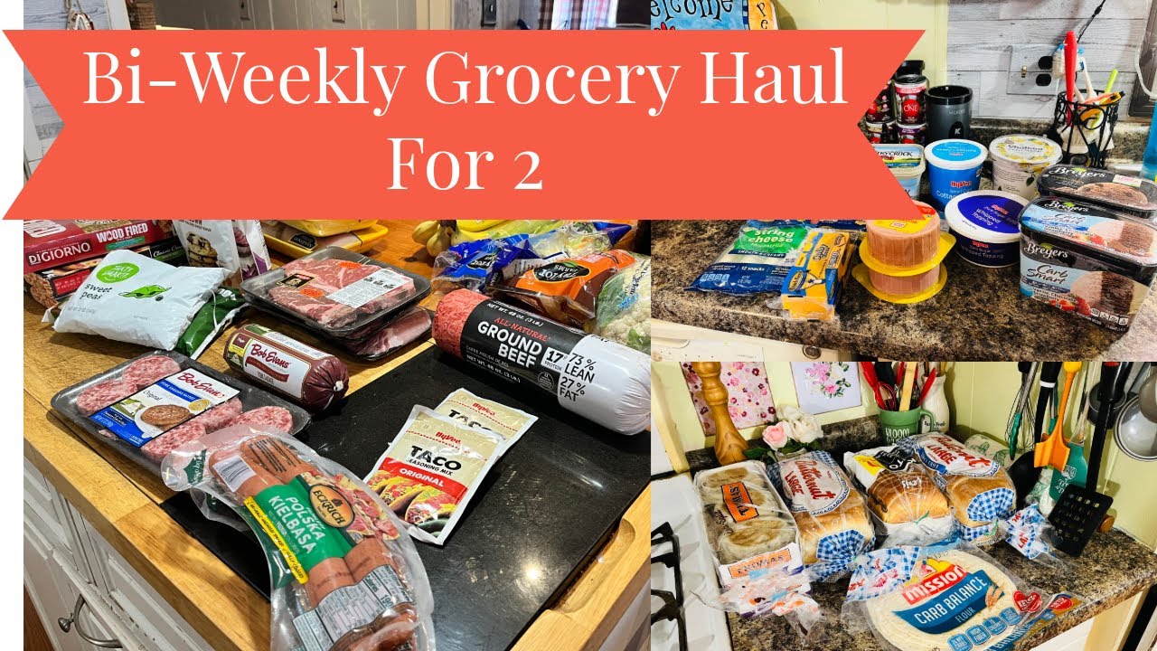 Bi-Weekly Grocery Haul For Two