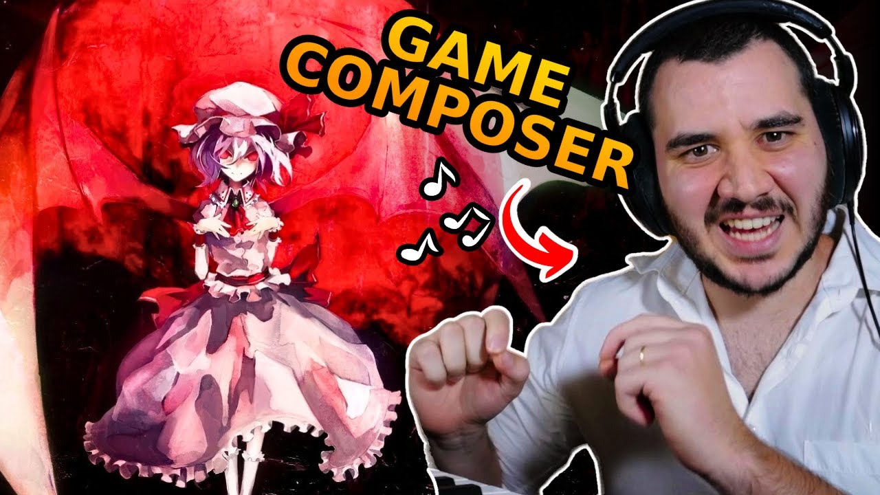 Композитор игр впервые слышит тему REMILIA SCARLET из TOUHOU