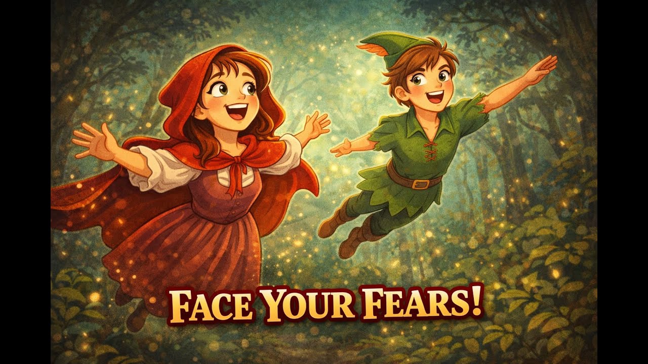 Peter Pan Teaches Red Riding Hood to FLY! 🧚‍♂️❤️ Most Epic Bravery Lesson Ever