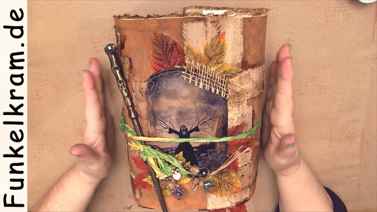 JunkJournal Waldhexe mit Hexenapotheke Flipthrough