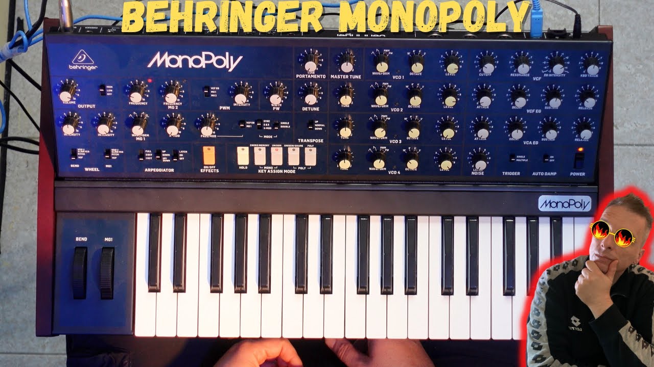 Behringer MONOPOLY un Ottimo Clone! Test e Recensione #behringer #synthesizer #review