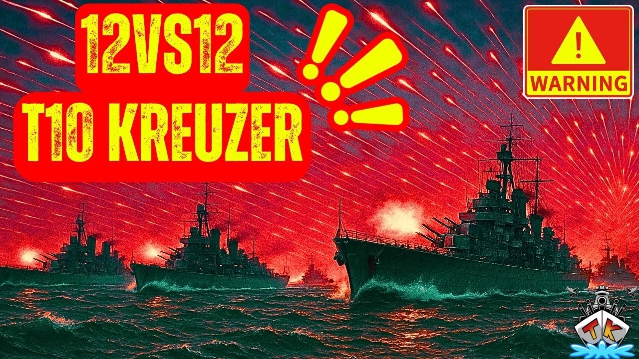 Kreuzer-MASSAKER! 12vs12 ⚓️Kradonische Gefechte⚓️  in World of Warships 🚢