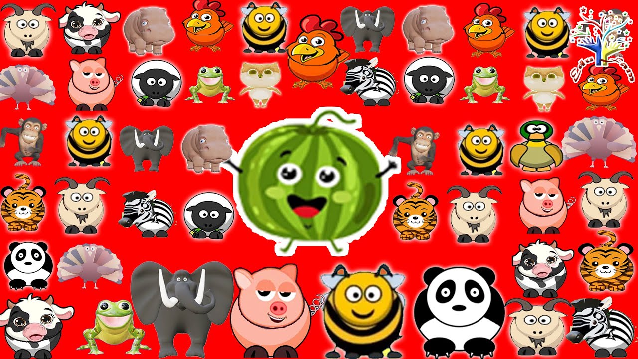 🦁🐘 Animal Sounds Song! | Learn Animal Names and Noises! 🎶✨| Live 1 Hour | EduFam