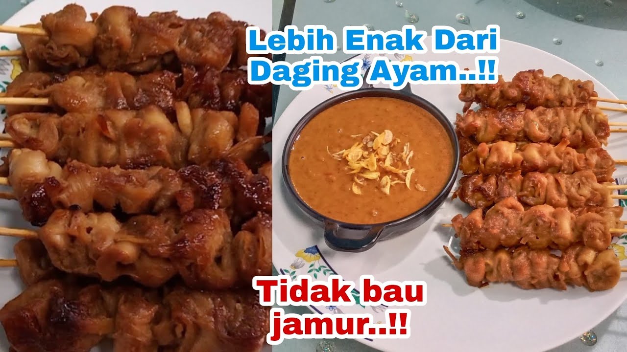 SATE JAMUR TIRAM RASA KULIT AYAM