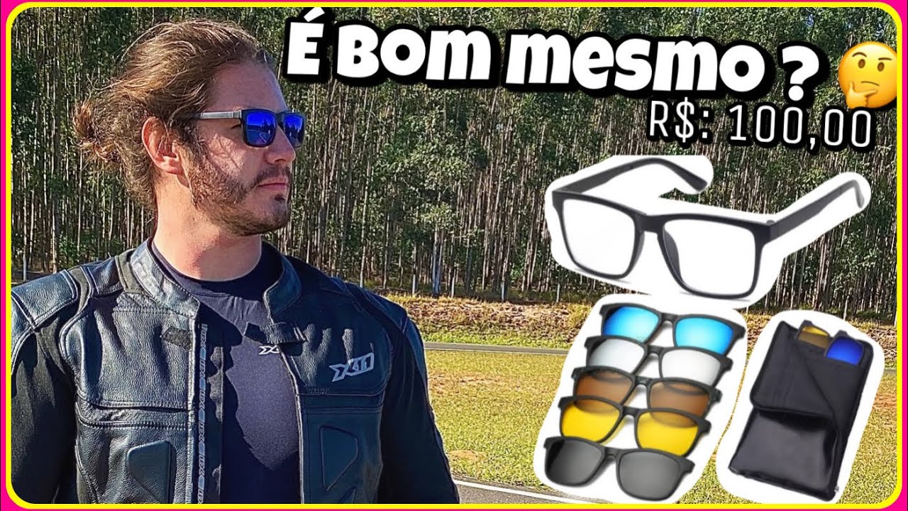 Review óculos clip on baratinhos 😎 é bom ?? Acompanha comigo !