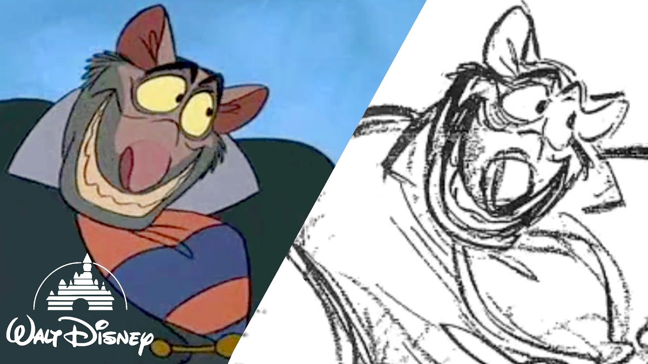 Анимация DISNEY ⭐️ от чернового до финального варианта