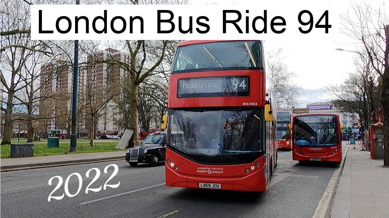 London Bus Ride 🚌 Route 94 -   Shepherds Bush to Piccadilly (Part Journey) @WalkingLondon_ 