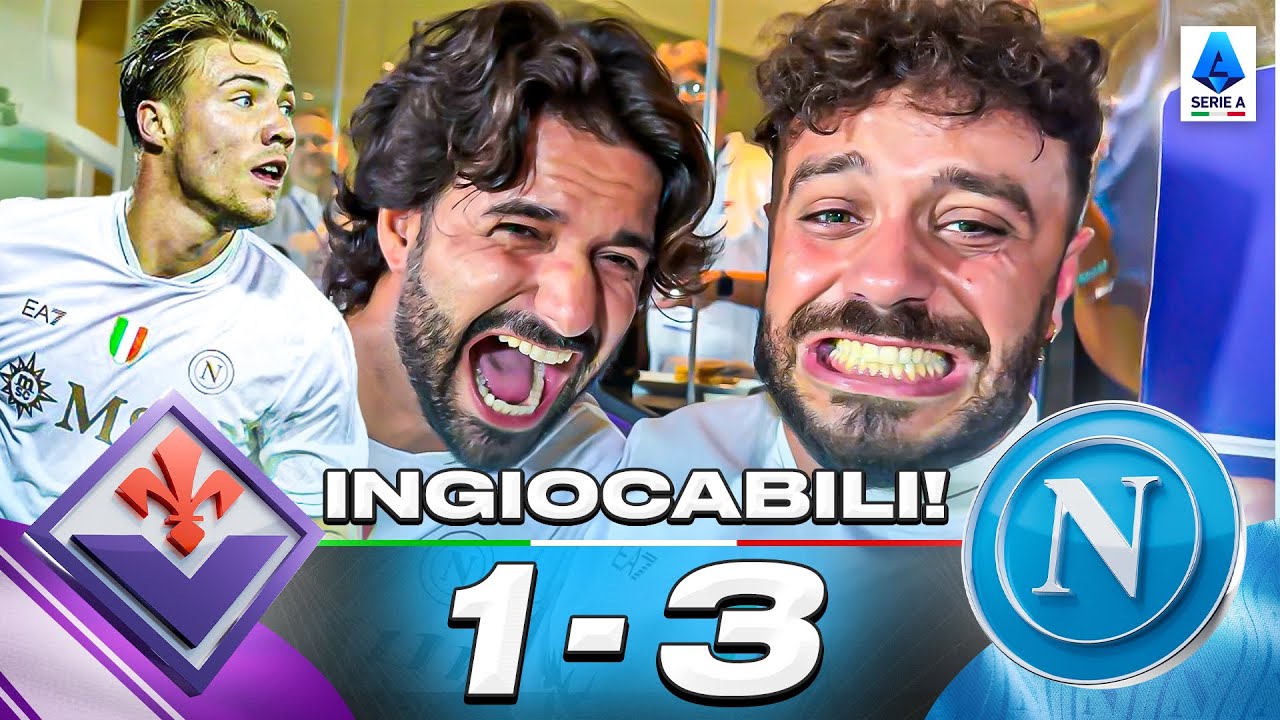 🤫 INGIOCABILI!!! FIORENTINA 1-3 NAPOLI | LIVE REACTION NAPOLETANI HD