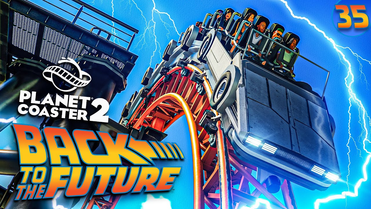 I Built a Back to the Future Ride in Planet Coaster 2! (#35)