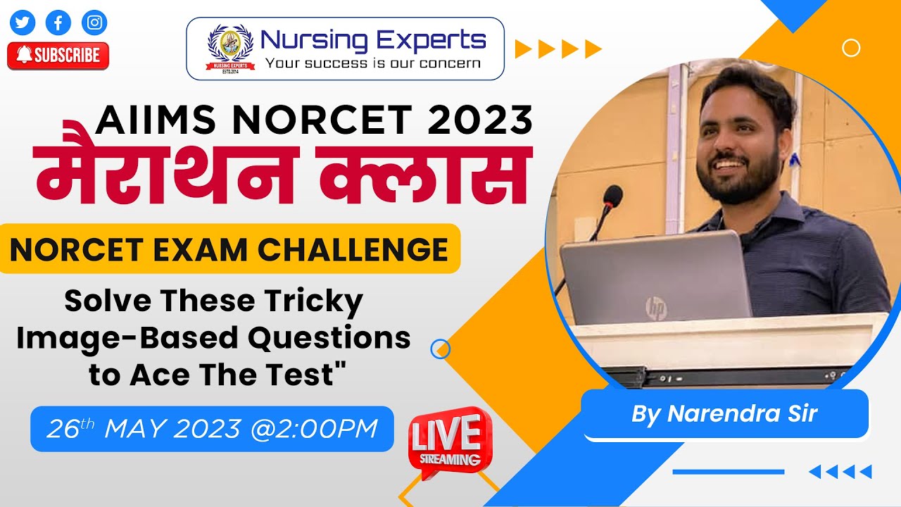 NURSING EXPERTS | AIIMS NORCET 2023 | IMP | IMAGE - BASED QUESTIONS | BY NARENDRA SIR