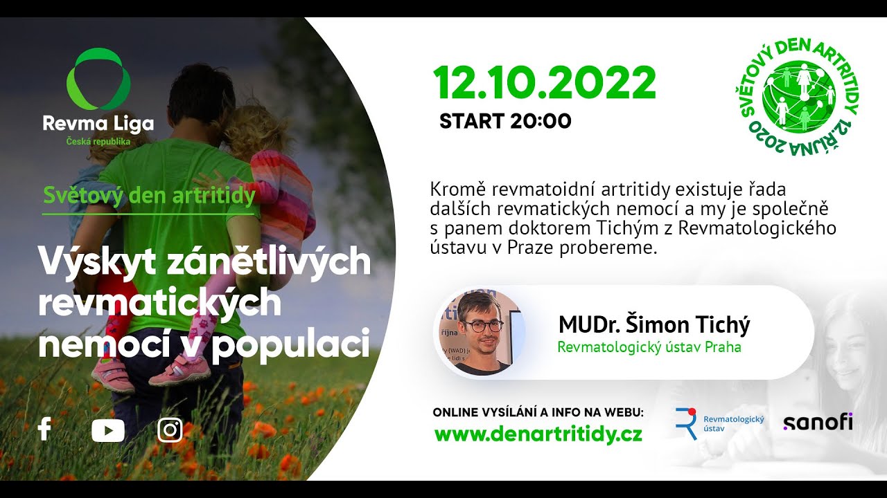 Revma Liga ČR - Výskyt zánětlivých revmatických nemocí v populaci