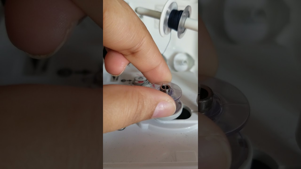 COMO DEVANAR O LLENAR UNA BOBINA EN UNA MAQUINA DE COCER BROTHER CS8060