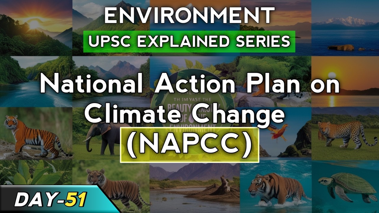 National Action Plan on Climate Change (NAPCC) - Environment | UPSC Explained Series | DAY-51