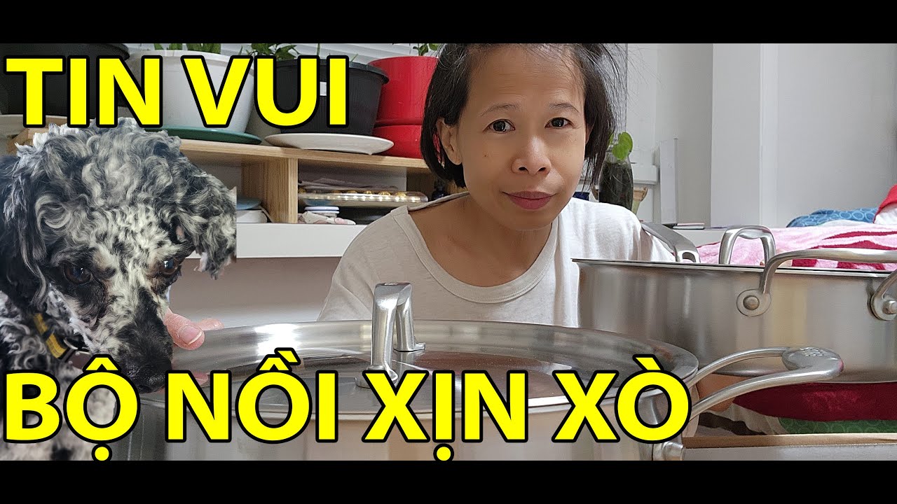 #243- 17 NĂM Ở MỸ MỚI TẬU ĐƯỢC BỘ NỒI XỊN-HERITAGE STEEL POTS & PANS SET - MADE IN USA