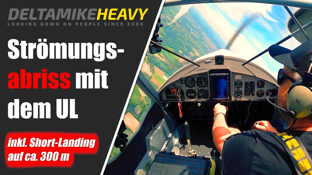 Strömungsabriss im Ultraleichtflugzeug