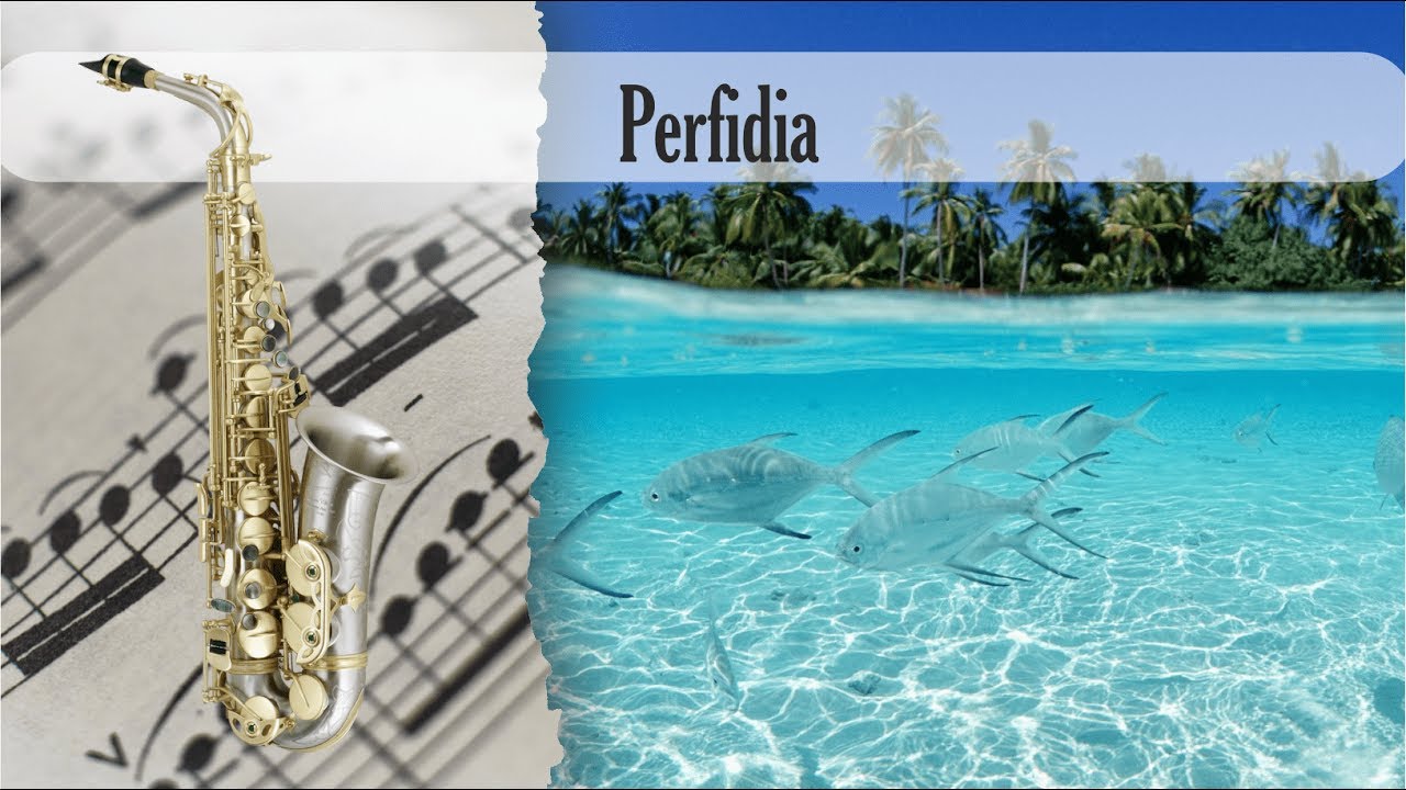 Partitura Perfidia Saxofón Alto