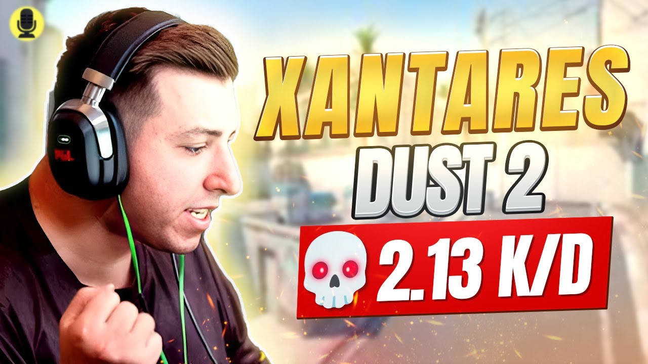 POV XANTARES: БЕШЕНОЕ ГОСПОДСТВО на Dust2 | CS2 FACEIT 2.13 K/D 🔥