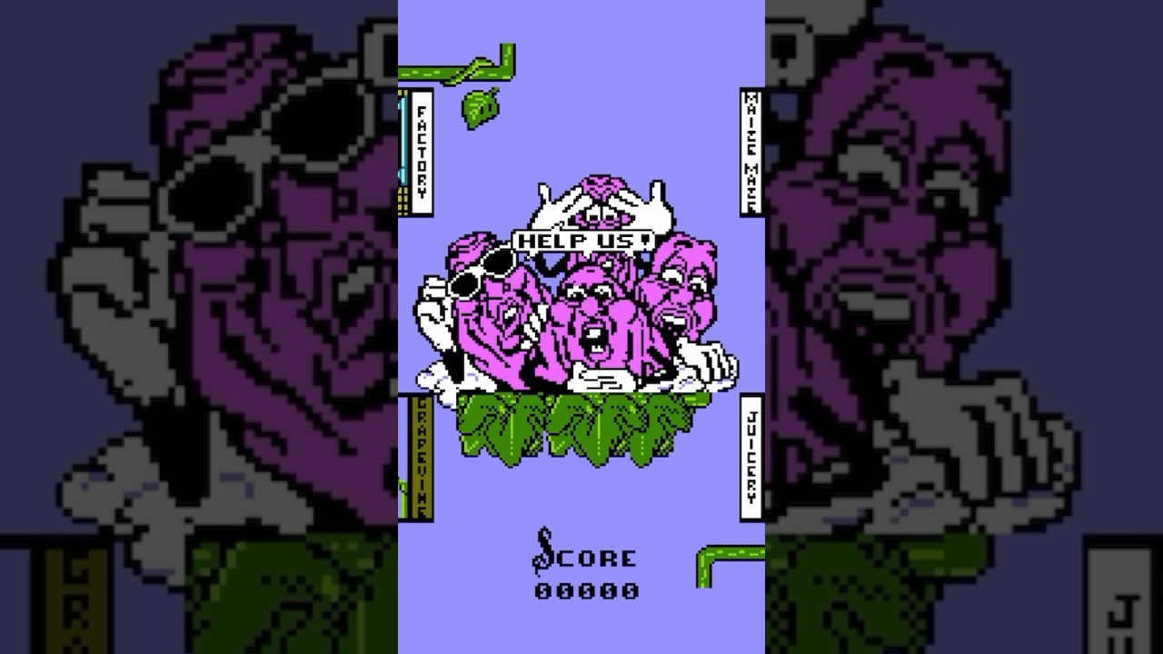 California Raisins (NES) wasn’t meant to be played on an iPhone!