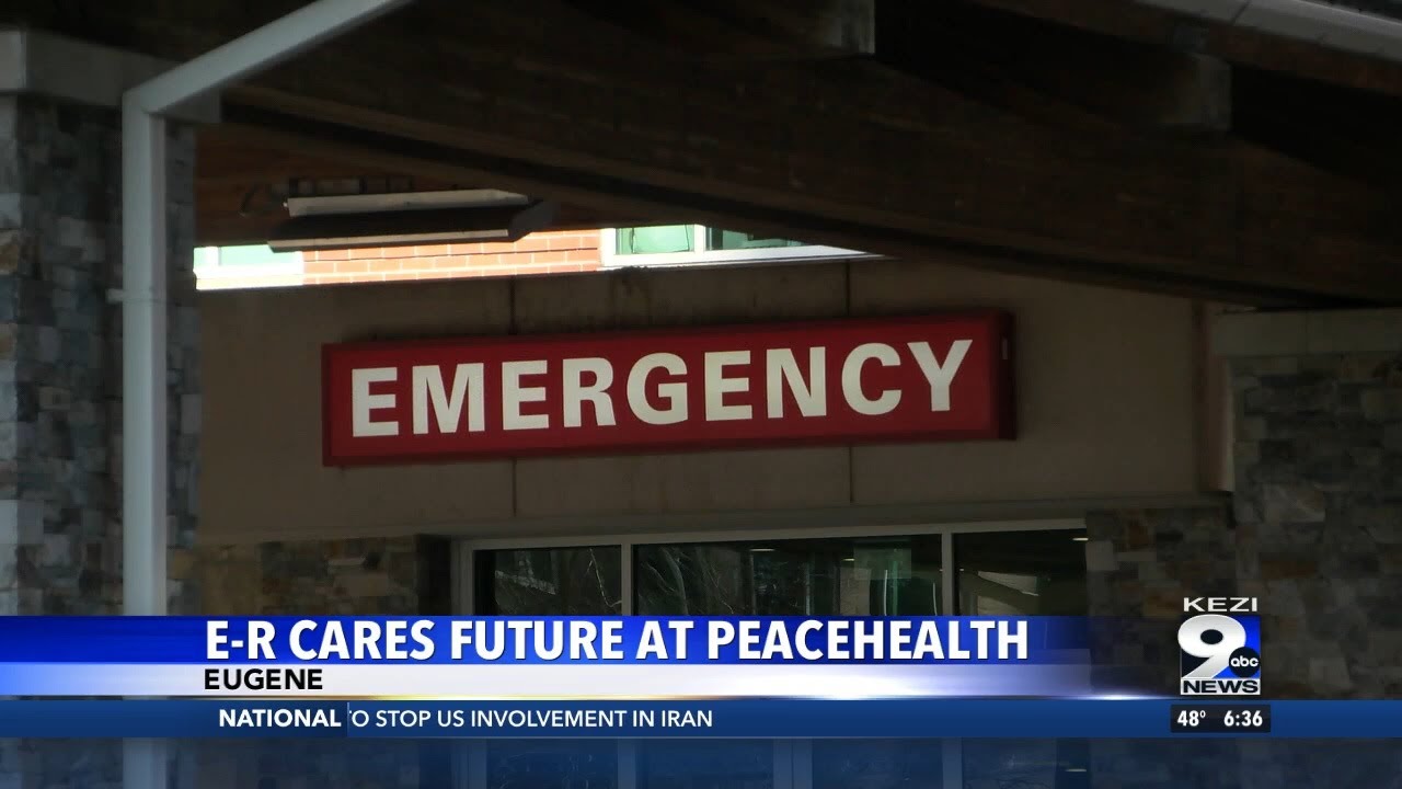 Eugene Emergency Physicians presents in front of state senate committee over PeaceHealth's switch to