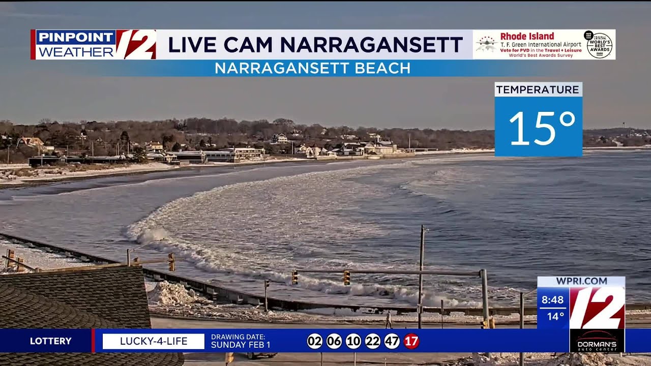 WPRI 12 Weather Forecast for 2/2/26:  Not as cold today