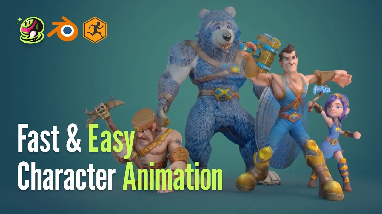 Fast & Easy Way to Create Animated Characters | Meshy + Blender + Mixamo