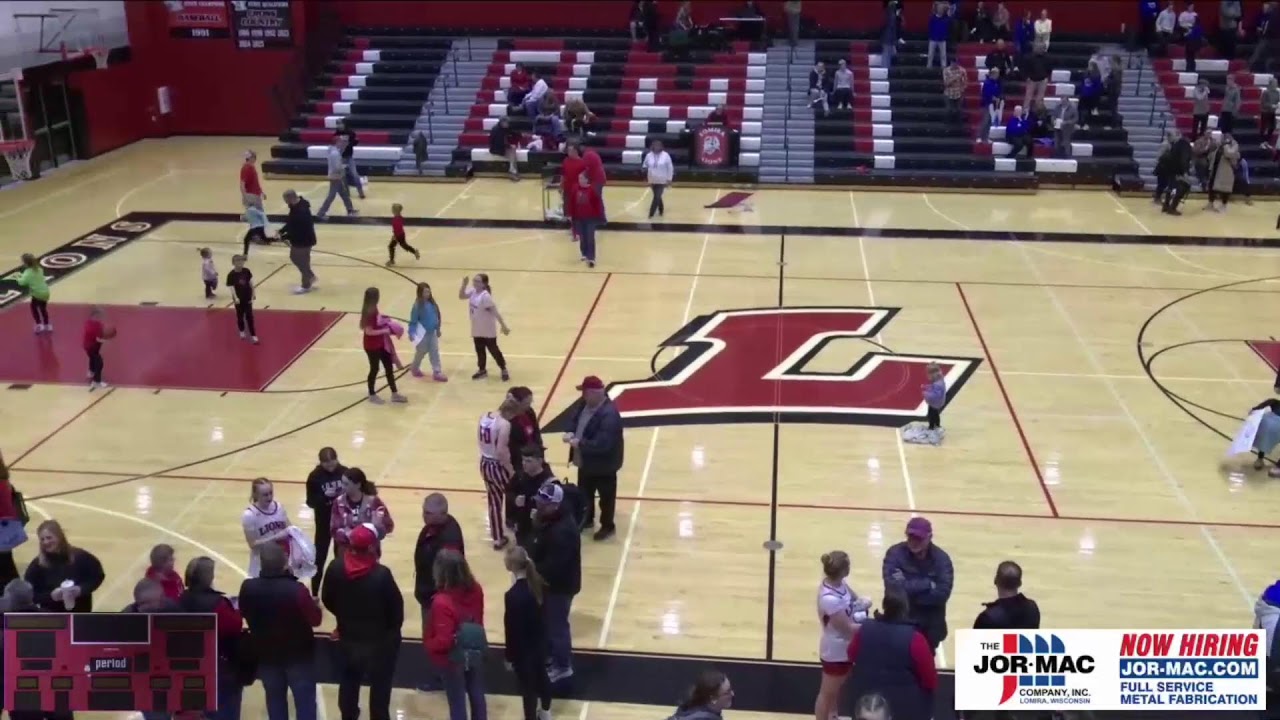 Lomira High School vs Winnebago Lutheran Academy High School Womens Varsity Basketball