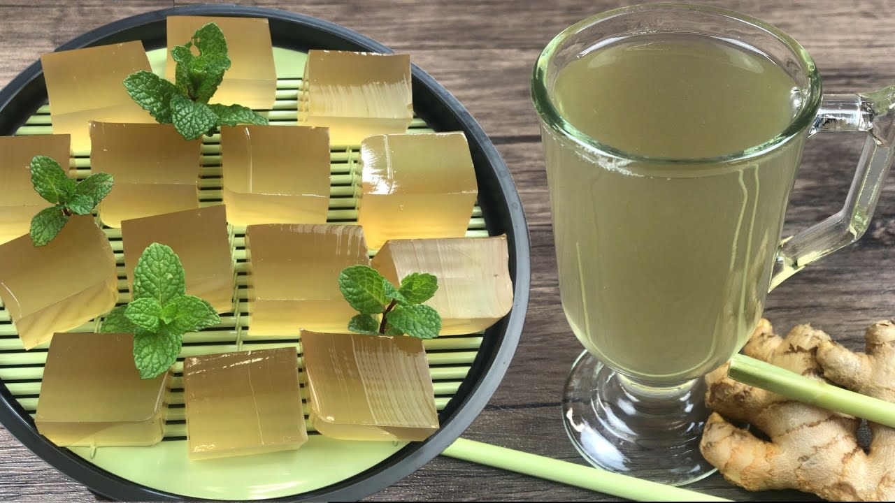 Lemongrass Ginger Tea & Dessert 香茅薑茶,果凍