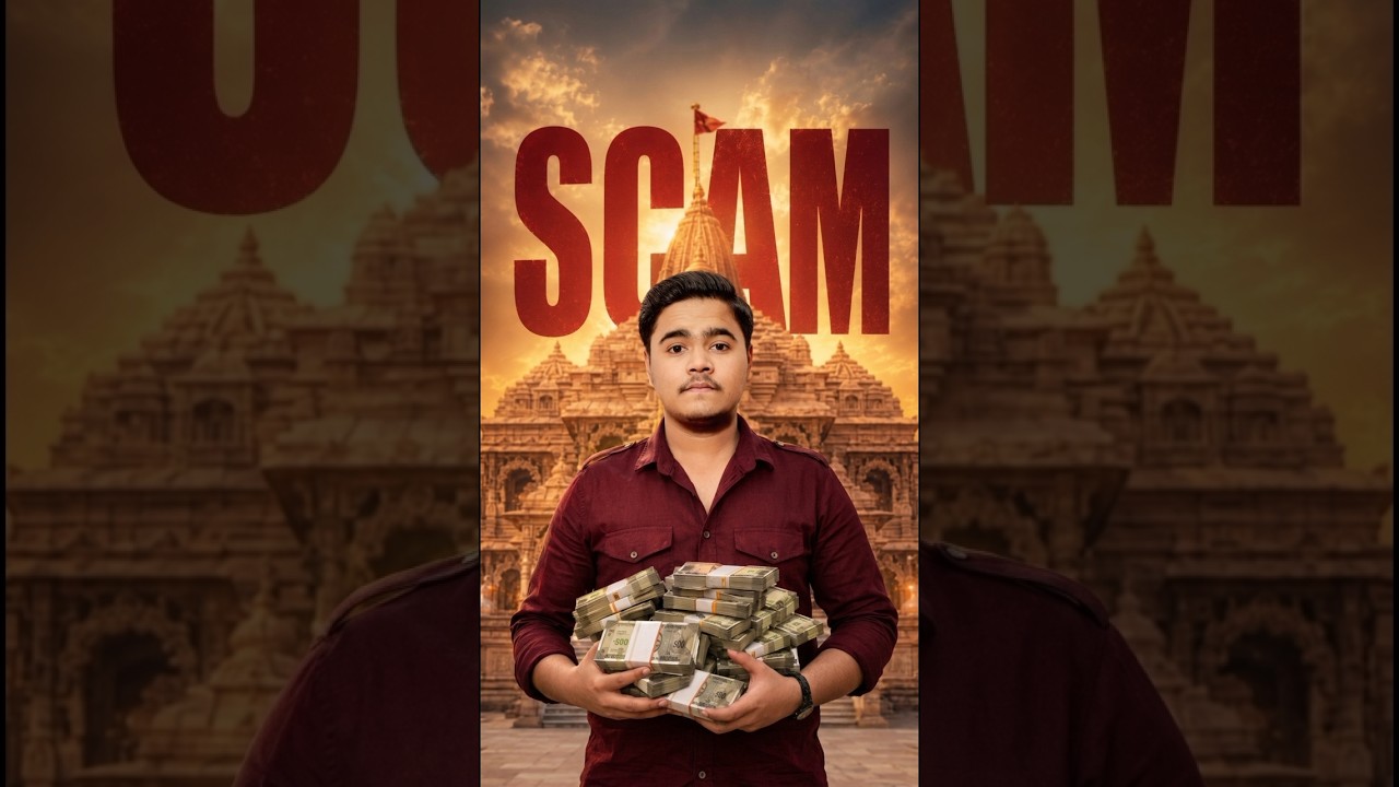 How to Stop Ram Mandir Donation Scams: Follow Tirupati Balaji's Rules 🛕📊 #shorts #rammandir #ayod...