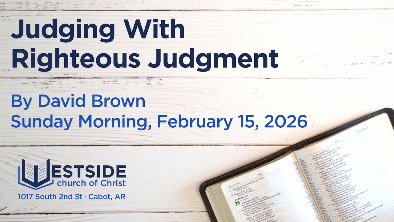 Judging With Righteous Judgments