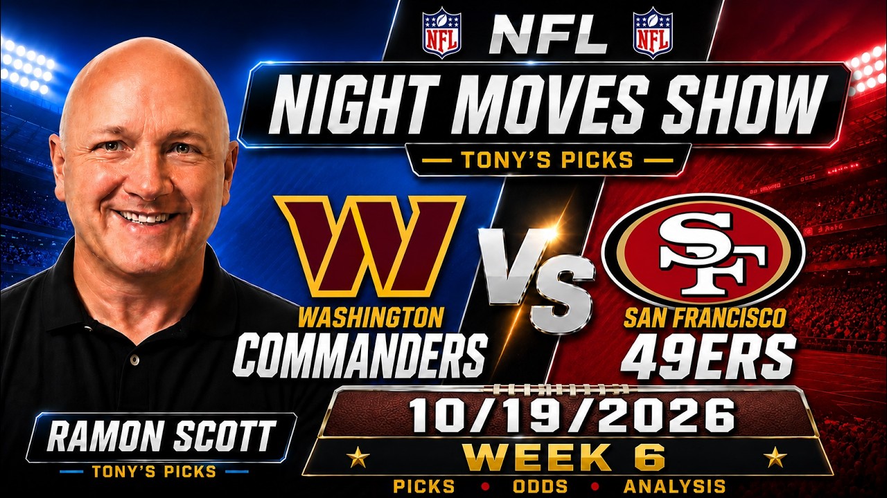 Commanders против 49ers: ставки и прогнозы на 6-ю неделю NFL, 19.10.26 | Night Moves Show