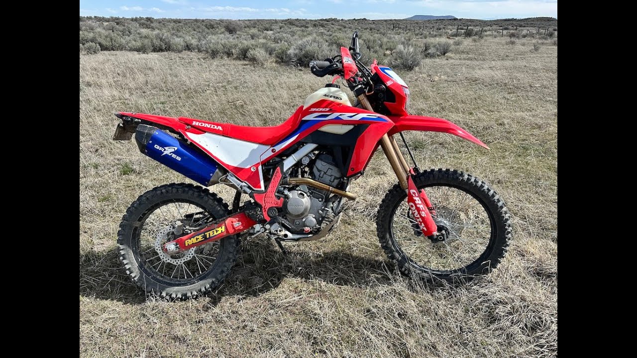 CRF300L   Michelin Enduro Tires - First Impressions and fun ride